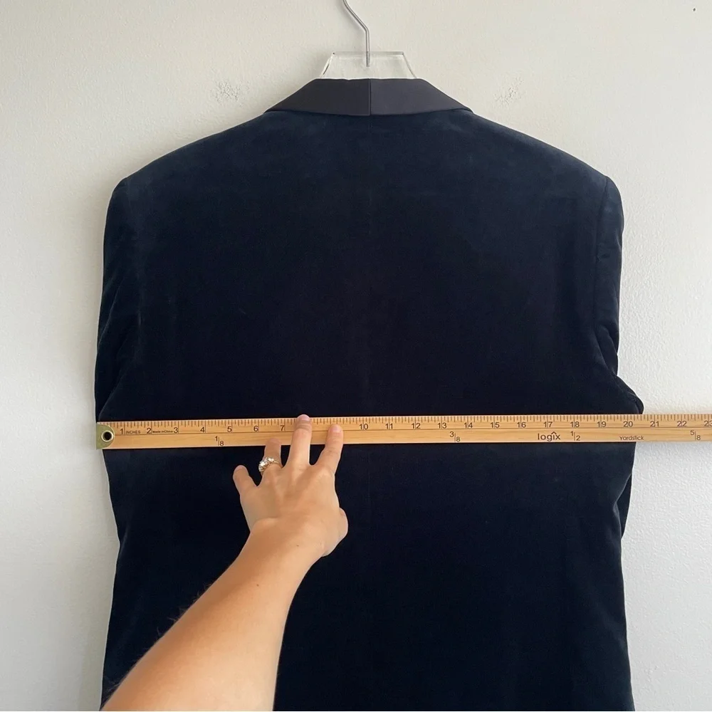 J. Crew Ludlow Satin Shawl Collar Velvet Blazer Black blue wedding formal suit